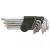 Kulcs készlet Strend Pro HK0042, 9 részes, T10-T50, Torx, belső