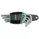 Torxkulcs-készlet, Whirlpower 158-1109, ezüst/fekete, 9 részes, T10, T15, T20, T25, T27, T30, T40, T45, T50