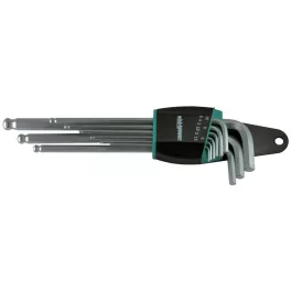   Kulcs készlet Whirlpower® 158-0109, 9 részes, Hex, gömbfejes Imbusz