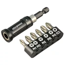 Bit készlet Whirlpower® 96-7107, 7 részes, gipszkartonhoz