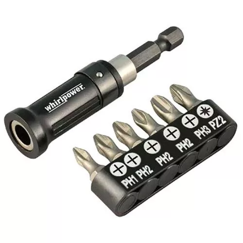 Bit készlet Whirlpower® 96-7107, 7 részes, gipszkartonhoz