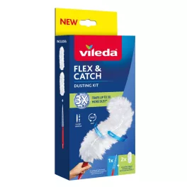 Portörlő Vileda Flex&Catch, rövid nyéllel