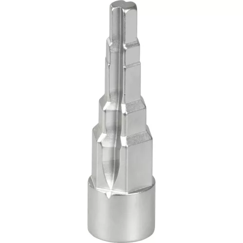 Dugófej, Strend Pro Premium Uni-Ra1, ezüst, 10–12–13–16–20 mm, 1/2'', Cr-V, lépcsős, univerzális
