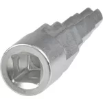 Dugófej, Strend Pro Premium Uni-Ra1, ezüst, 10–12–13–16–20 mm, 1/2'', Cr-V, lépcsős, univerzális