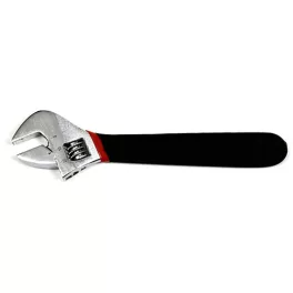   Állítható csavarkulcs, Strend Pro WRA-102, fekete/ezüst, 30 mm-ig állítható, 25 cm hossz, egyoldalas