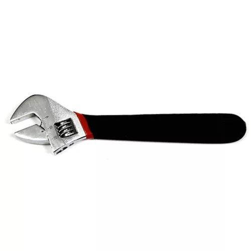 Állítható csavarkulcs, Strend Pro WRA-102, fekete/ezüst, 30 mm-ig állítható, 25 cm hossz, egyoldalas