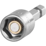 Fej Strend Pro MS84, mágneses, 10 mm, 1/4", mágneses bittartó, 5 db-os csomag
