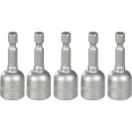 Fej Strend Pro MS84, mágneses, 12 mm, 1/4", mágneses bittartó, 5 db-os csomag