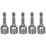 Fej Strend Pro MS84, mágneses, 13 mm, 1/4", mágneses bittartó, 5 db-os csomag