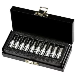   Dugókulcs készlet Whirlpower® 1612-0310, 1/4", HX, 10 részes