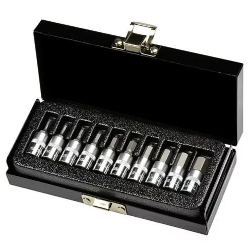 Dugókulcs készlet Whirlpower® 1612-0310, 1/4", HX, 10 részes