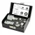 Dugókulcs készlet Whirlpower® 1616-0506, szűkítők, 1/4"+3/8"+1/2"+3/4", 6 részes
