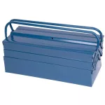 Szerszámosdoboz, Strend Pro TB101B, 43 x 20 x 21 cm, kék, 5 részes, fém