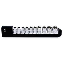   Dugófej-készlet, Honiton 40010HM, ezüst, 10 részes, 10-24 mm, 1/2"