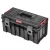 Szerszámosdoboz, Qbrick Patrol System Pro 500 Basic, 45 x 26 x 24 cm, fekete, 14 l, víz- és porálló, poliamid csatlakozók, vágórúd a fedélben, mély tálca