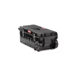 Szerszámosláda, Qbrick Patrol System One Longer Basic, 63,5 × 24,5 × 23 cm, fekete, 50 l, kerekes, 3 állítható rekesszel, kivehető rekeszek, hosszú szerszámokhoz