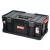 Szerszámosdoboz, Qbrick Patrol System Two Toolbox Plus Vario, 53 x 31,3 x 22,3 cm, fekete, 26 l, moduláris, masszív fogantyú, 2 állítható válaszfal