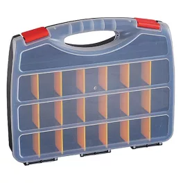   Koffer rendszerező HL30122, 38x31,5x6 cm, max. 12,5 kg, 21 rekesz