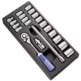 Expert® E194677 modul, 21 részes, dugókulcsfejek