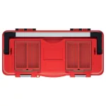 Szerszámosdoboz, Prosperplast Aptop Plus KAP6030, 59,8 × 28,6 × 32,7 cm, fekete, többfunkciós, hordozható, fogantyúval