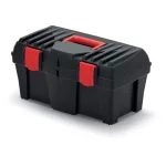 Szerszámosdoboz, Prosperplast Caliber KCR5025, 46 × 25,7 × 22,7 cm, fekete, fogantyúval, hordozható