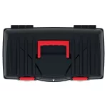 Szerszámosdoboz, Prosperplast Caliber KCR5025, 46 × 25,7 × 22,7 cm, fekete, fogantyúval, hordozható