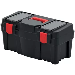   Szerszámosdoboz, Prosperplast Caliber KCR5530, 55 × 26,7 × 27 cm, fekete, fogantyúval, hordozható