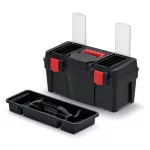 Szerszámosdoboz, Prosperplast Caliber KCR5530, 55 × 26,7 × 27 cm, fekete, fogantyúval, hordozható