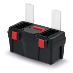 Szerszámosdoboz, Prosperplast Caliber KCR5530, 55 × 26,7 × 27 cm, fekete, fogantyúval, hordozható