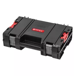   Szerszámosdoboz, Qbrick Patrol System Pro Toolcase, 45 × 32,2 × 12,6 cm, fekete, 11 l, moduláris, dupla védőhab, por- és vízálló tömítés, szerszámokhoz