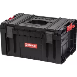   Szerszámosdoboz, Qbrick Patrol System Pro Toolbox, 45 x 33,4 x 24 cm, fekete, 19 l, moduláris, gumitömítéses, por- és vízvédett, 3 állítható válaszfallal, poliamid zárakkal