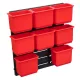 Dobozok QBRICK® Organizer pótalkatrész, ONE200, Organizer XL, TWO 9 részes készlet, falra
