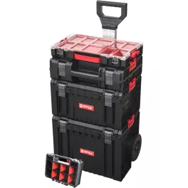   Doboz QBRICK® System PRO Set 5 az 1-ben - Cart, Toolbox, Toolcase, Organizer 100 és Multi, 5 részes