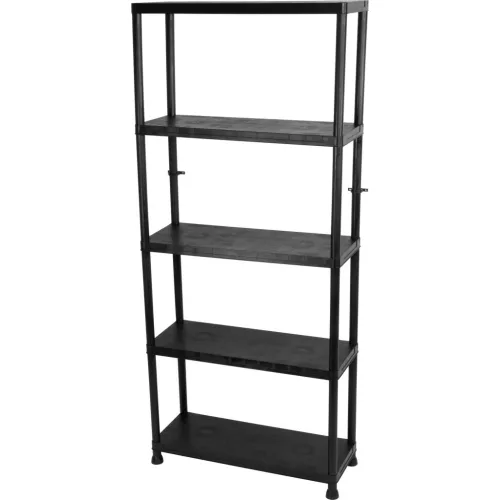 Strend Pro 5 polcos műanyag műhelypolc, 181 x 80 x 30 cm, teherbírás: 20 kg/polc