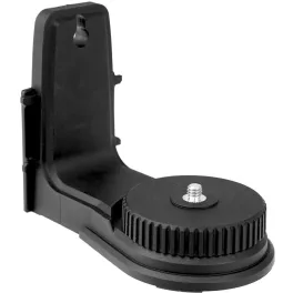   Mágneses szerszámtartó, Strend Pro, fekete, 1/4" és 5/8" menettel, műanyag, beépített mágnessel, fúrás nélkül rögzíthető