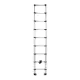 Teleszkópos létra, Strend Pro, 1 x 9 fokos, 260 cm, 125 kg teherbírás, alumínium, csúszásmentes lábakkal, automatikus reteszelés, hordozófogantyú