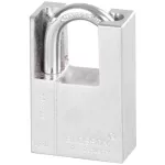 Lakat, Blossom LS0340, 40 mm, ezüst, magas biztonságú zárszerkezet, függőzár kivitel, kapukhoz, ajtókhoz és szekrényekhez