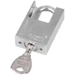 Lakat, Blossom LS0340, 40 mm, ezüst, magas biztonságú zárszerkezet, függőzár kivitel, kapukhoz, ajtókhoz és szekrényekhez
