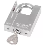 Lakat, Blossom LS0360, 60 mm, ezüst, magas biztonságú zárszerkezet, függőzár kivitel, kapukhoz, ajtókhoz és szekrényekhez
