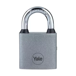   Lakat Yale Y111S/38/121/1, függő, vas, ezüst, 38 mm, 3 kulcs