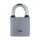 Lakat Yale Y111S/38/121/1, függő, vas, ezüst, 38 mm, 3 kulcs