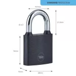Lakat Yale Y111S/38/121/1, függő, vas, ezüst, 38 mm, 3 kulcs
