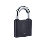 Lakat Yale Y111B/38/121/1, függő, vas, fekete, 38 mm, 3 kulcs
