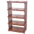 Cipőpolc Strend Pro, 5 szintes, műanyag, rattan, 48x30,5x86 cm