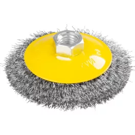   Kefe Strend Pro CCB-504 100 mm, körkefe, tál alakú, hullámos, M14x2, 0,3 mm huzal