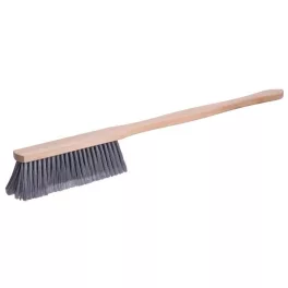   Kézi seprű CRW BN60, nylon, hosszított fa nyél, 70 cm, színválaszték