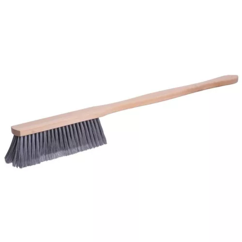 Kézi seprű CRW BN60, nylon, hosszított fa nyél, 70 cm, színválaszték