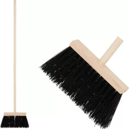   Seprű Geco Indust Black WH, 240 mm, ipari, fekete, 1200 mm nyéllel