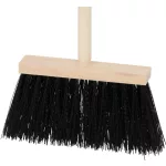 Seprű Geco Indust Black WH, 240 mm, ipari, fekete, 1200 mm nyéllel