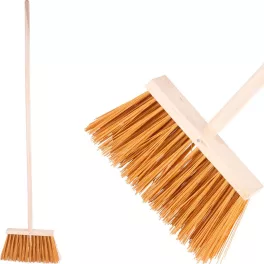   Seprű Geco Indust Brown WH, 250 mm, ipari, barna, 1200 mm nyéllel